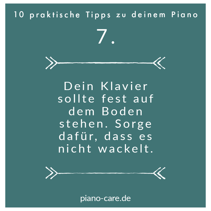 Der praktische Piano Tipp Nr. 7