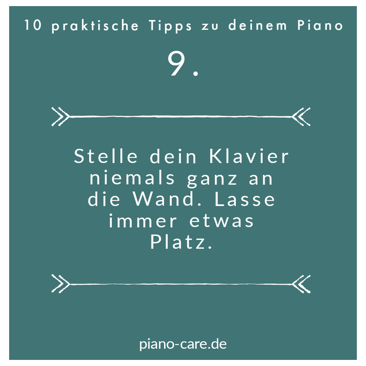 Der praktische Piano Tipp Nr. 9