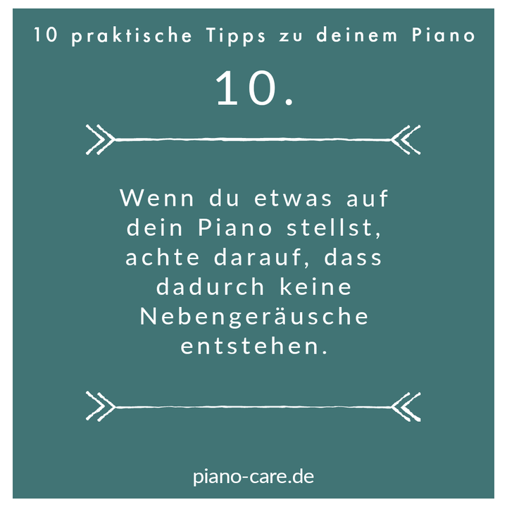 Der praktische Piano Tipp Nr. 10