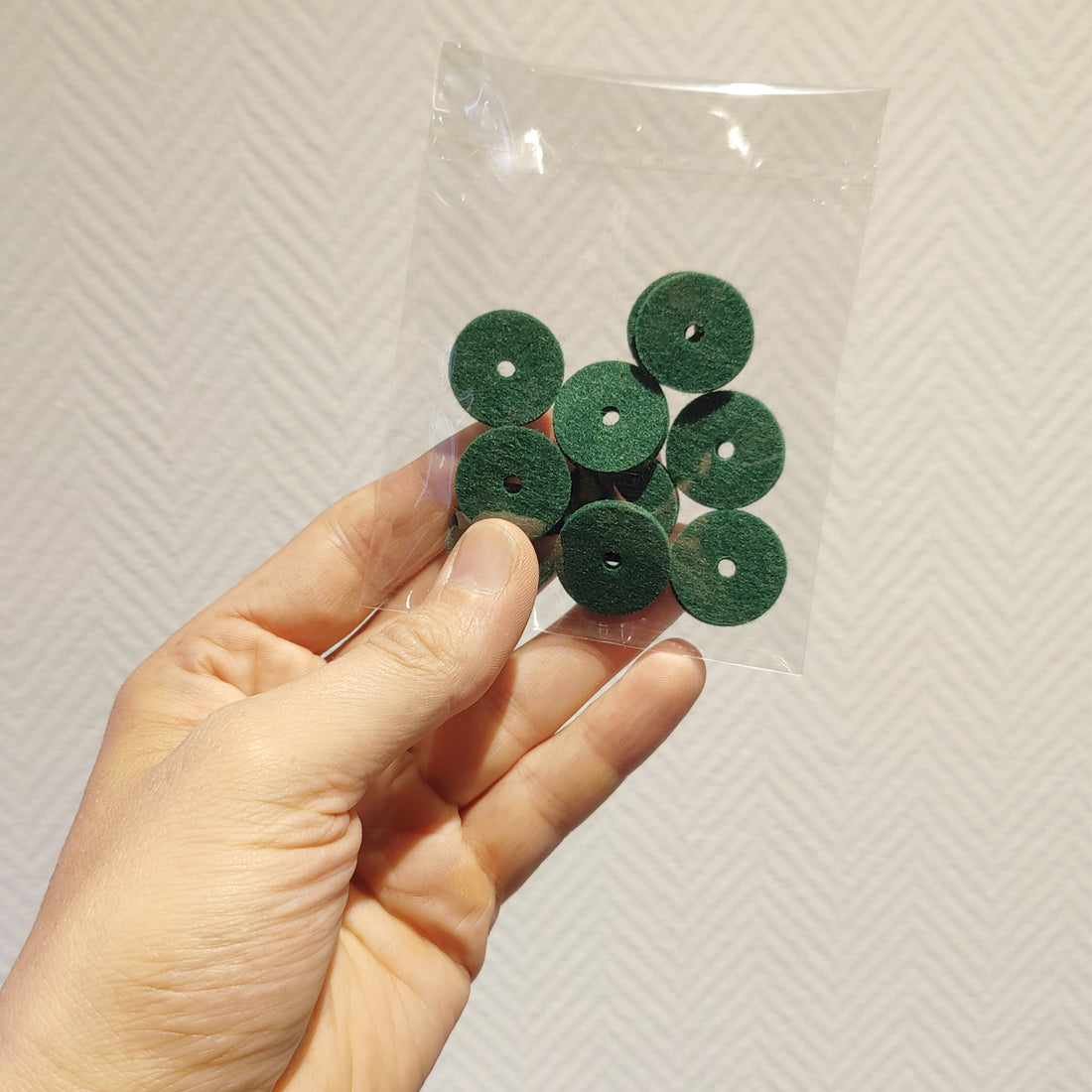 Druckscheiben Filz Vordertaste 10 Stück