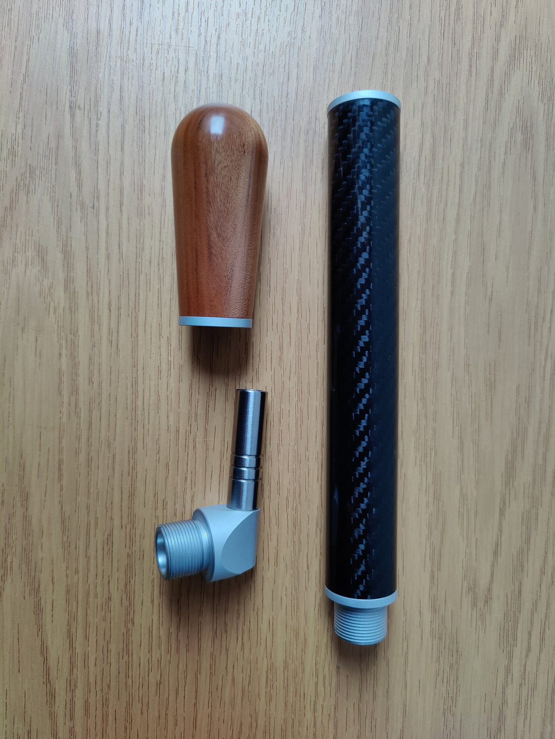 Carbon Stimmhammer mit Holzgriff