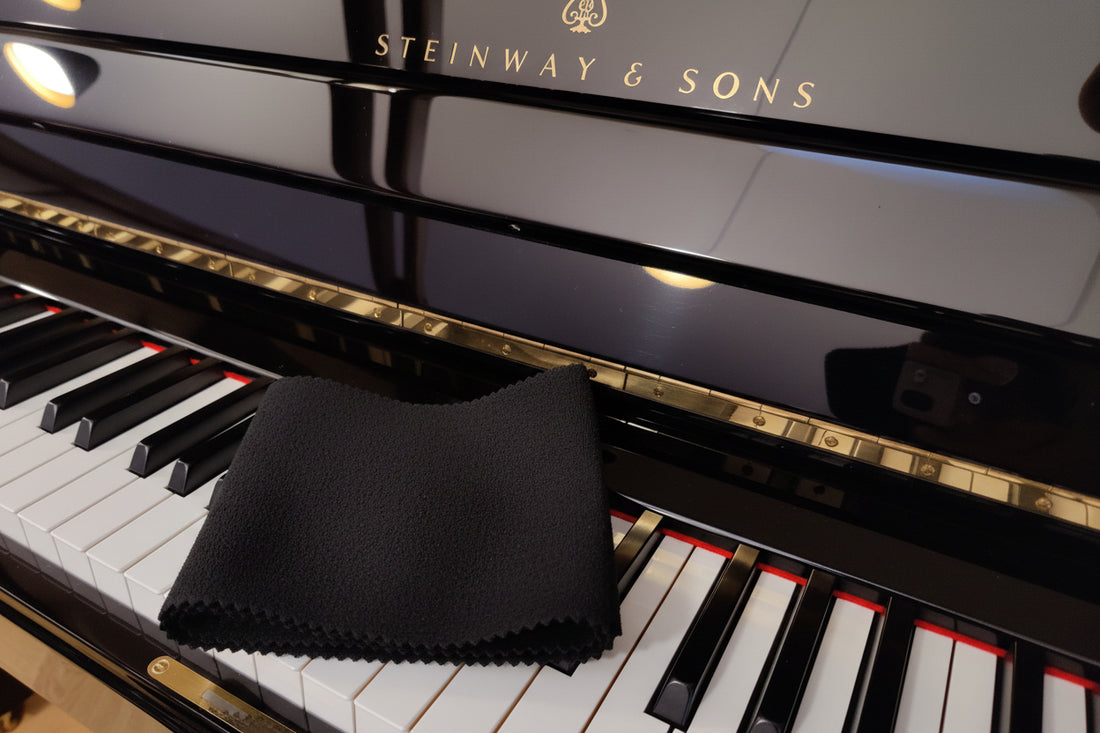 Tastaturläufer Filz schwarz - Der Staubschutz für Epiano,Klavier und Flügel